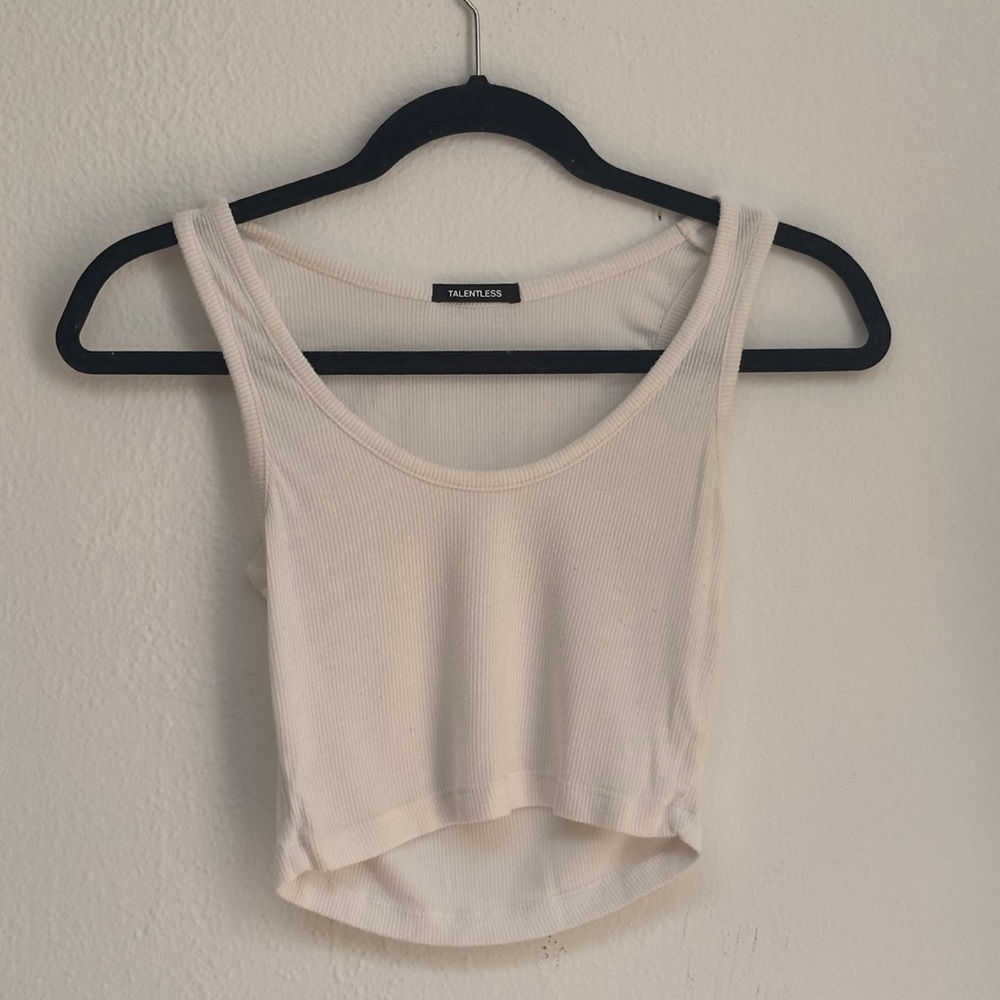 Talentless Cropped Tank - Picture 1 of 2